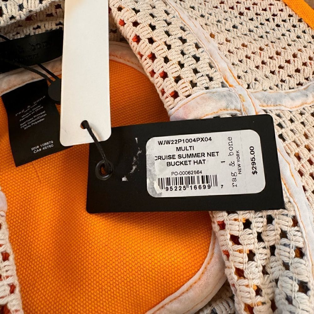 rag & bone Cruise Summer Net Bucket Hat - Picture 4 of 6